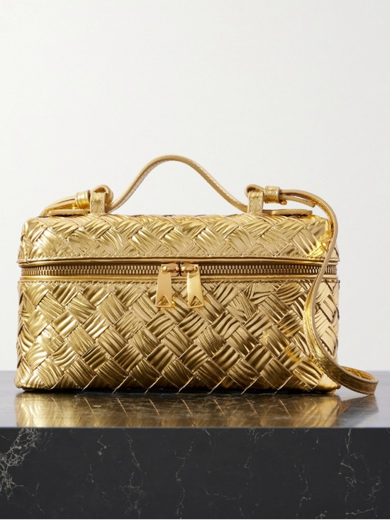 Bottega Veneta Handbags - BOTTEGA VENETA Bang Bang Intrecciato leather vanity shoulder bag